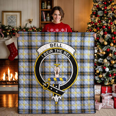 Bell of the Borders Tartan Crest Quilt