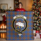 Bethune Ancient Tartan Crest Quilt