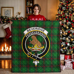 Beveridge Tartan Crest Quilt