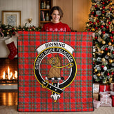 Binning (of Wallifoord) Tartan Crest Quilt