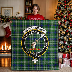 Blackadder Tartan Crest Quilt