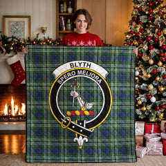 Blyth Tartan Crest Quilt