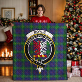 Boyle Tartan Crest Quilt