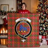 Bruce Modern Tartan Crest Quilt