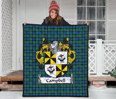 Campbell Ancient 01 Tartan Coat of Arms Quilt