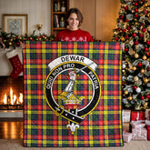 Dewar Tartan Crest Quilt