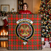 Drummond of Perth Tartan Crest Quilt