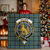 Gillies Ancient Tartan Crest Quilt