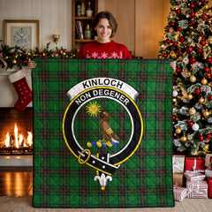 Kinloch Tartan Crest Quilt