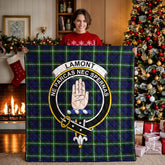 Lamont Modern Tartan Crest Quilt