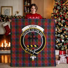 Leith Tartan Crest Quilt