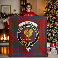 Lyle Tartan Crest Quilt