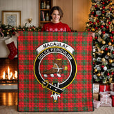 MacAulay Modern Tartan Crest Quilt