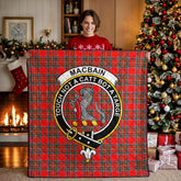 MacBain Tartan Crest Quilt