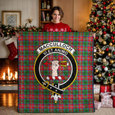 MacCulloch (McCulloch) Tartan Crest Quilt