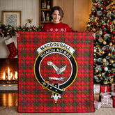 MacDougall Modern Tartan Crest Quilt