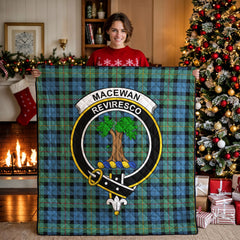 MacEwan Ancient Tartan Crest Quilt