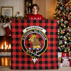 MacGregor Rob Roy Modern Tartan Crest Quilt