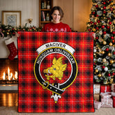MacIver Modern Tartan Crest Quilt