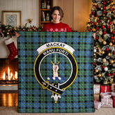 MacKay Ancient Tartan Crest Quilt