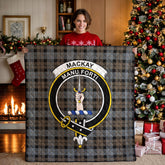 MacKay Weathered Tartan Crest Quilt