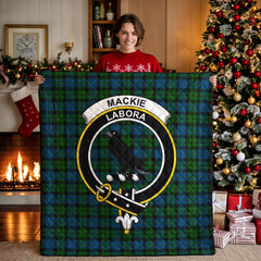 MacKie Tartan Crest Quilt