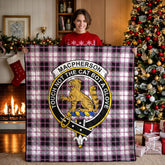 MacPherson Hunting Modern Tartan Crest Quilt