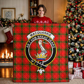 MacQuarrie Tartan Crest Quilt