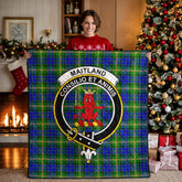 Maitland Tartan Crest Quilt