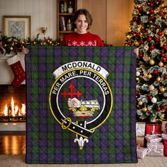 McDonald Tartan Crest Quilt