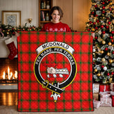 McDonald of Sleat Tartan Crest Quilt