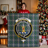 McDowall Tartan Crest Quilt