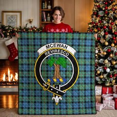 McEwan Ancient Tartan Crest Quilt