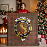 McKintosh Hunting Weathered Tartan Crest Quilt
