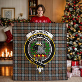 McLaren Weathered Tartan Crest Quilt