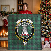McLean Hunting Ancient Tartan Crest Quilt