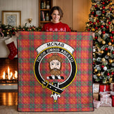 McNab Ancient Tartan Crest Quilt