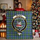 McNeil of Barra Ancient Tartan Crest Quilt