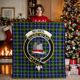 McNeil of Barra Modern Tartan Crest Quilt