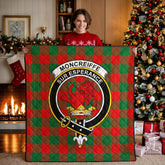 Moncreiffe (or Moncreiff) Tartan Crest Quilt