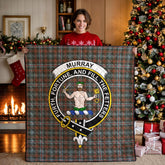 Murray of Atholl Weathered Tartan Crest Quilt