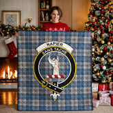 Napier Modern Tartan Crest Quilt