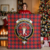 Robertson Modern Tartan Crest Quilt