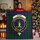 Shaw Modern Tartan Crest Quilt