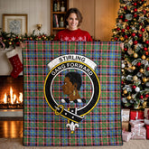 Stirling (of Keir) Tartan Crest Quilt
