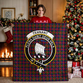 Tennant Tartan Crest Quilt