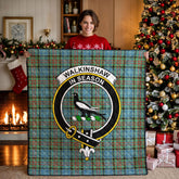 Walkinshaw Tartan Crest Quilt