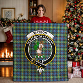 Watson Ancient Tartan Crest Quilt