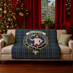 Allardice Tartan Crest Quilt