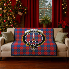 Blane Tartan Crest Quilt